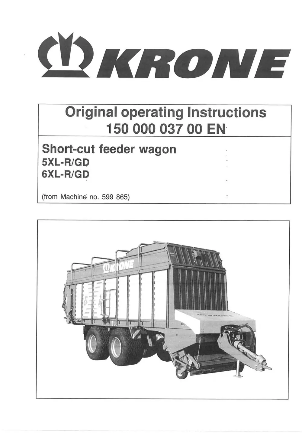 Krone 6 XL R GD
