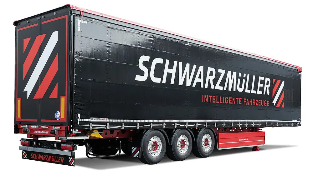 Schwarzmüller 3-axle ultralight sliding tarpaulin platform semitrailer