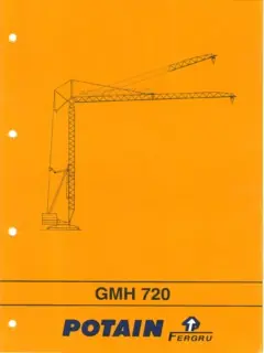 Potain (Fergru) GMH 720