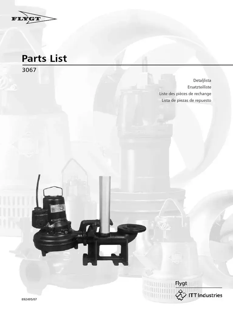Flygt-Pumpen CS 3067, LR 251, 400V