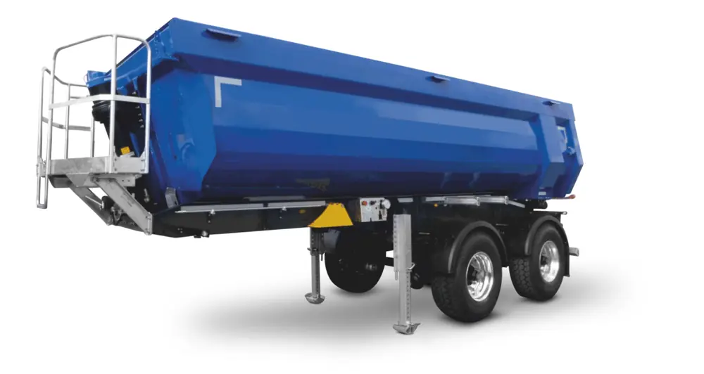 Schwarzmüller 2-axle steel segment tipper semitrailer - wheelbase 1,810 mm