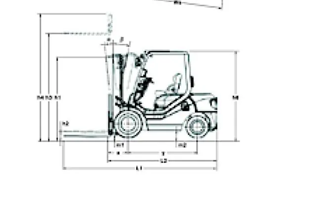 Komatsu FD 25 T 14 thumbnail 2