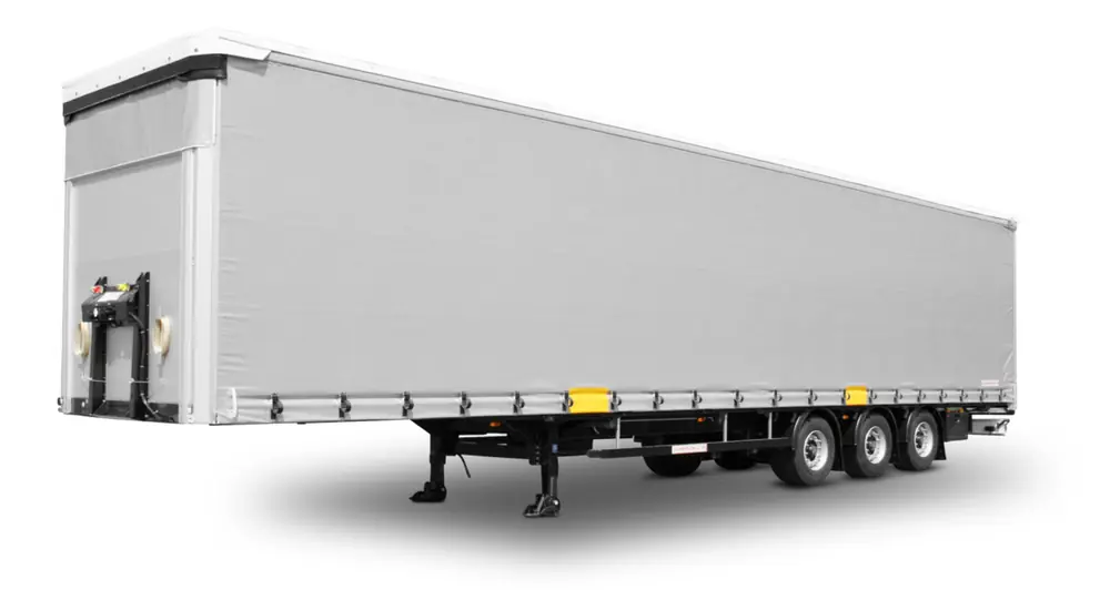 Schwarzmüller 3-axle large-scale sliding tarpaulin platform semitrailer - combined transport