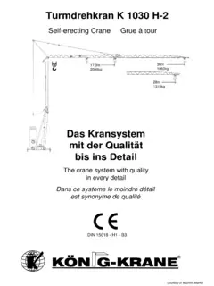 König K 1030 H 2 (2,5m) FU-Hub