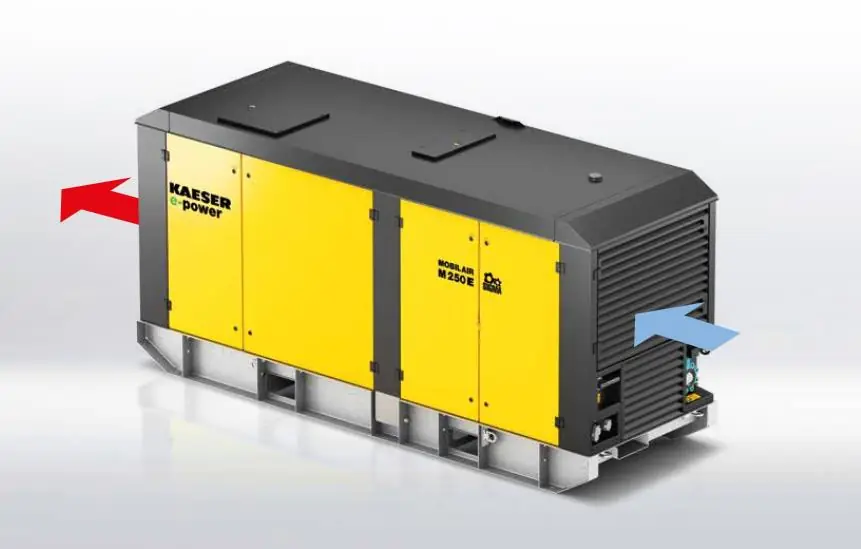 Kaeser Mobilair M250E/10 bar