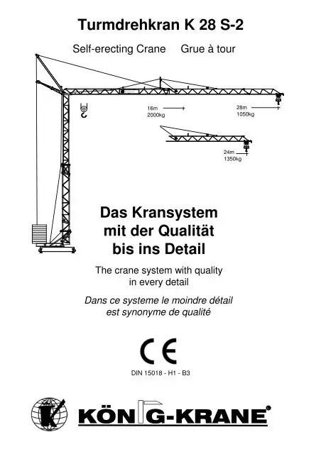 König K 28 S-2 (3,10 m) FU-Hub