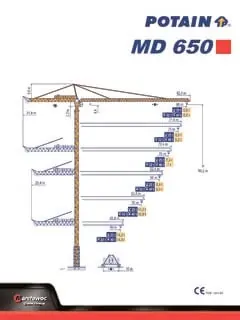 Potain MD 650-40 t