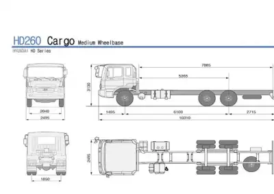 Hyundai Commercial Vehicles HD260 6x4 D6AC