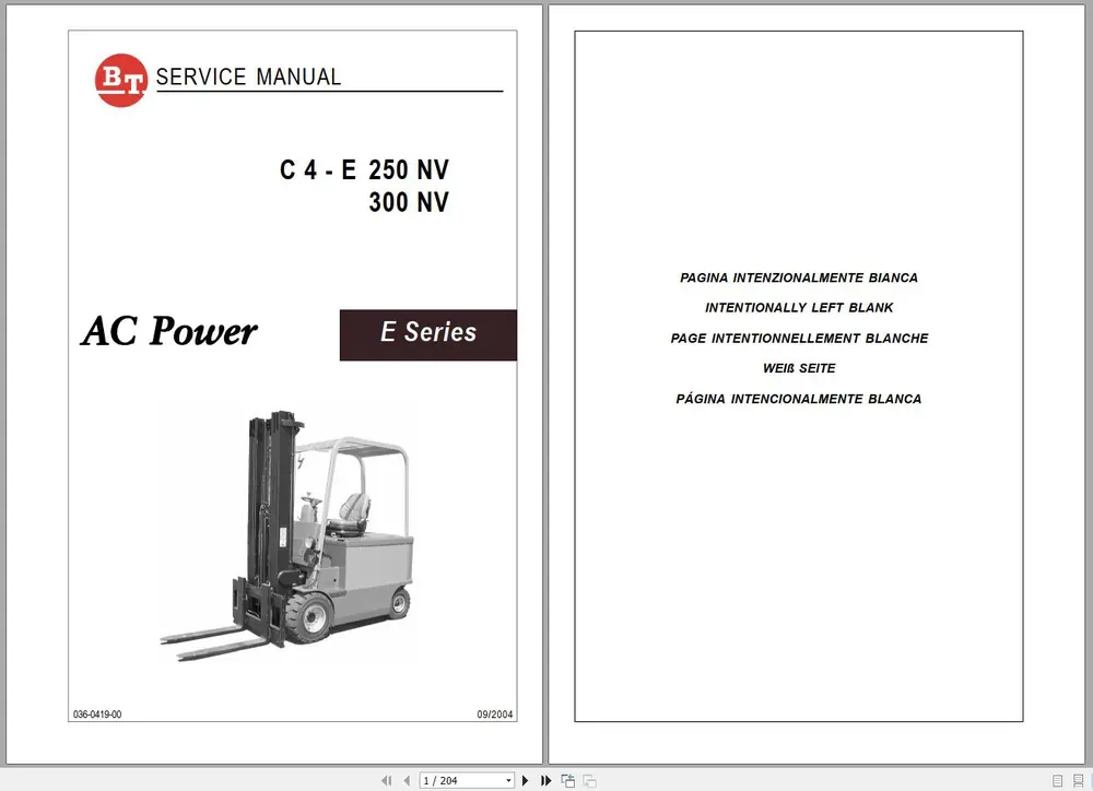 BT C 4 E 300 NV