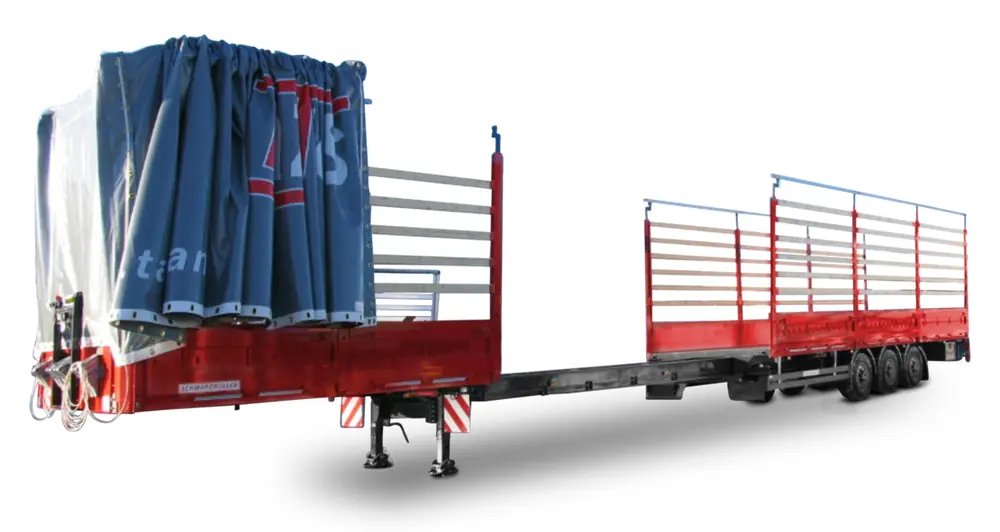 Schwarzmüller 3-axle platform semitrailer - extendible
