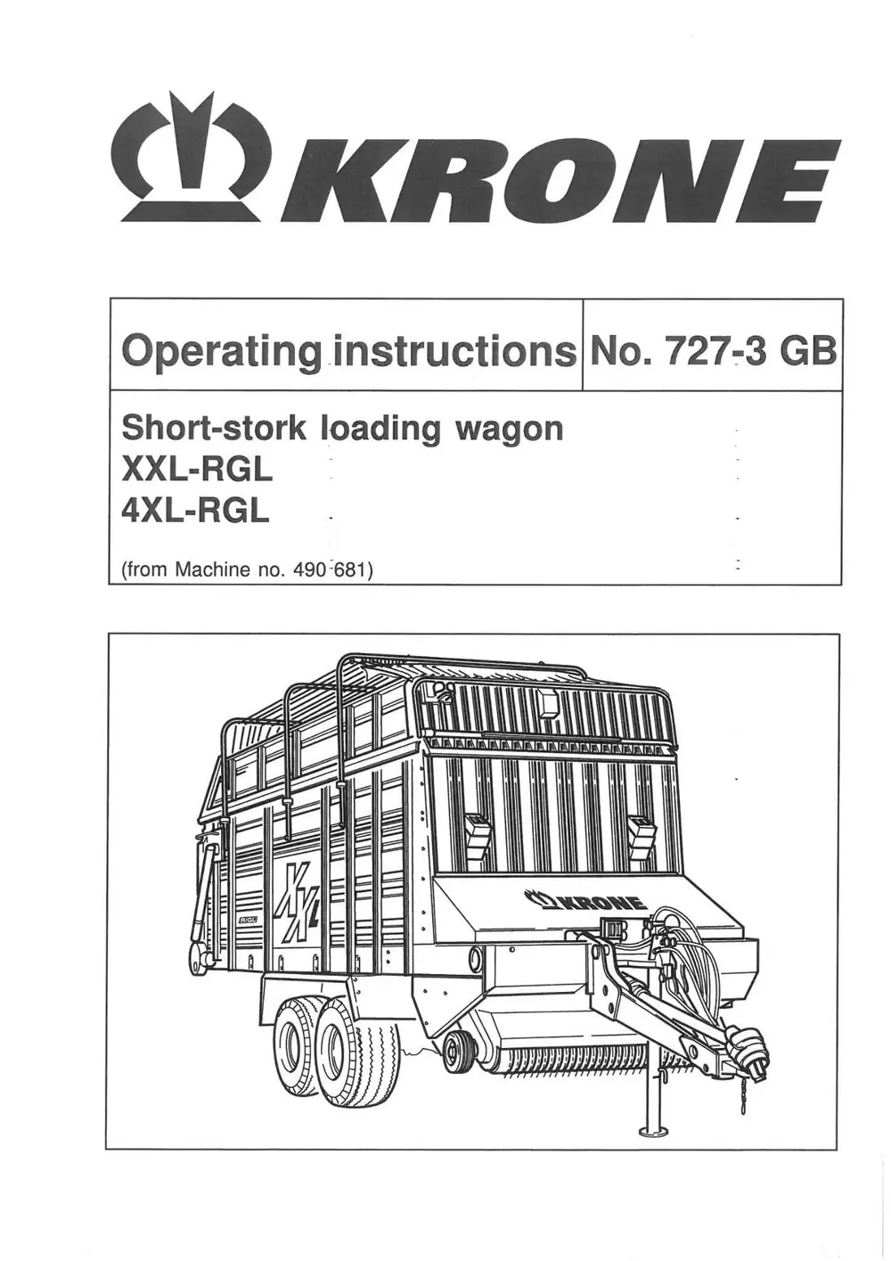 Krone 4 XL R GL