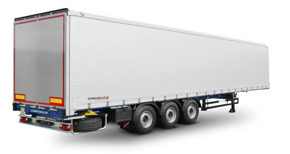 Schwarzmüller 3-axle sliding tarpaulin platform semitrailer