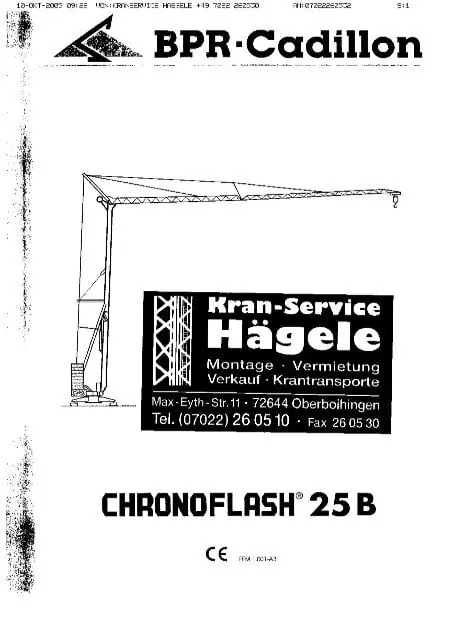 BPR-Cadillon Chronoflash 25 B (2 t)