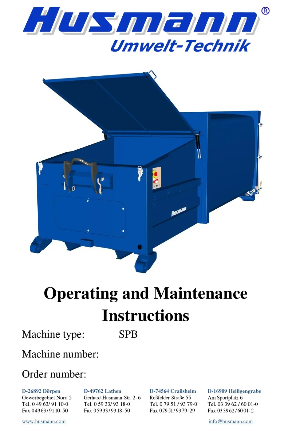 Husmann SPB 22 SW-E