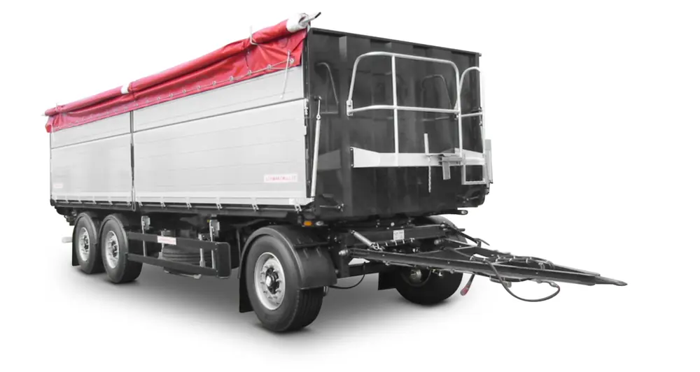 Schwarzmüller 3-axle 3-way tipper trailer - long-haul transport