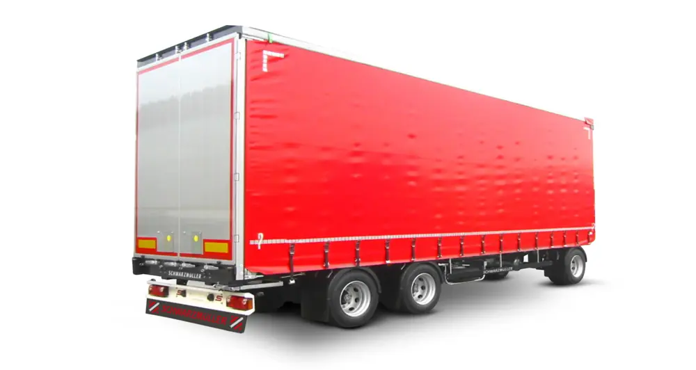 Schwarzmüller 3-axle jumbo sliding tarpaulin platform trailer