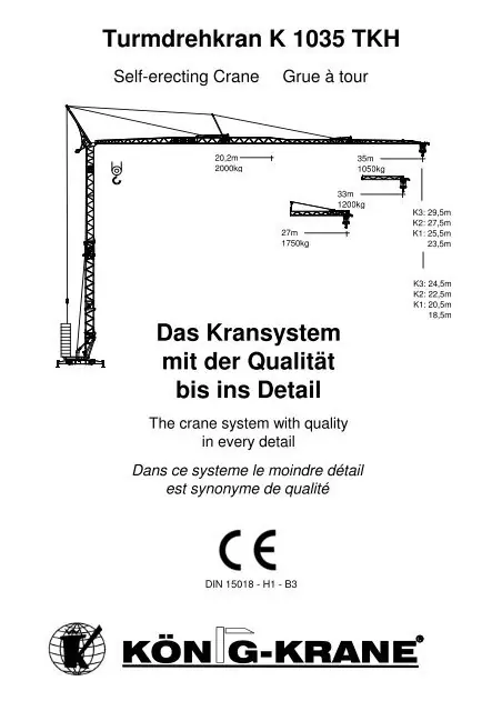 König K 1035 TKH (3m)