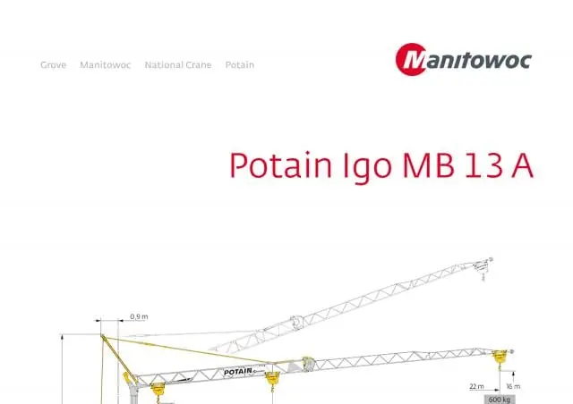 Potain IGO MB 13 A