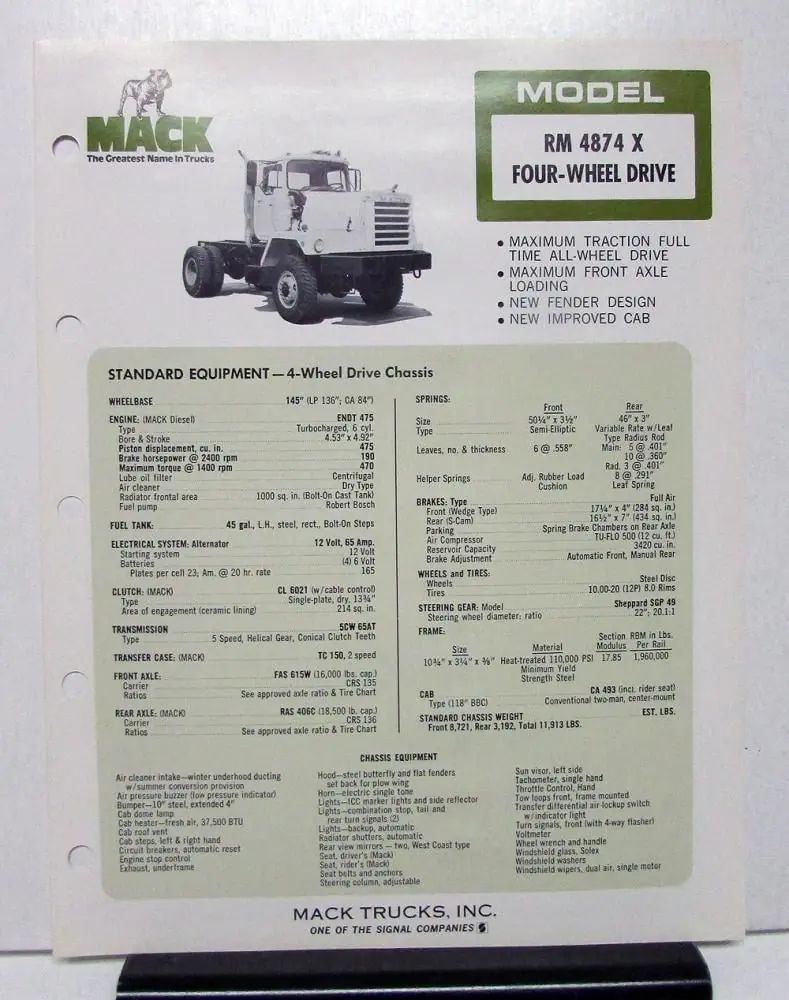 Mack RM 4874 X CA49 ET477 4x2