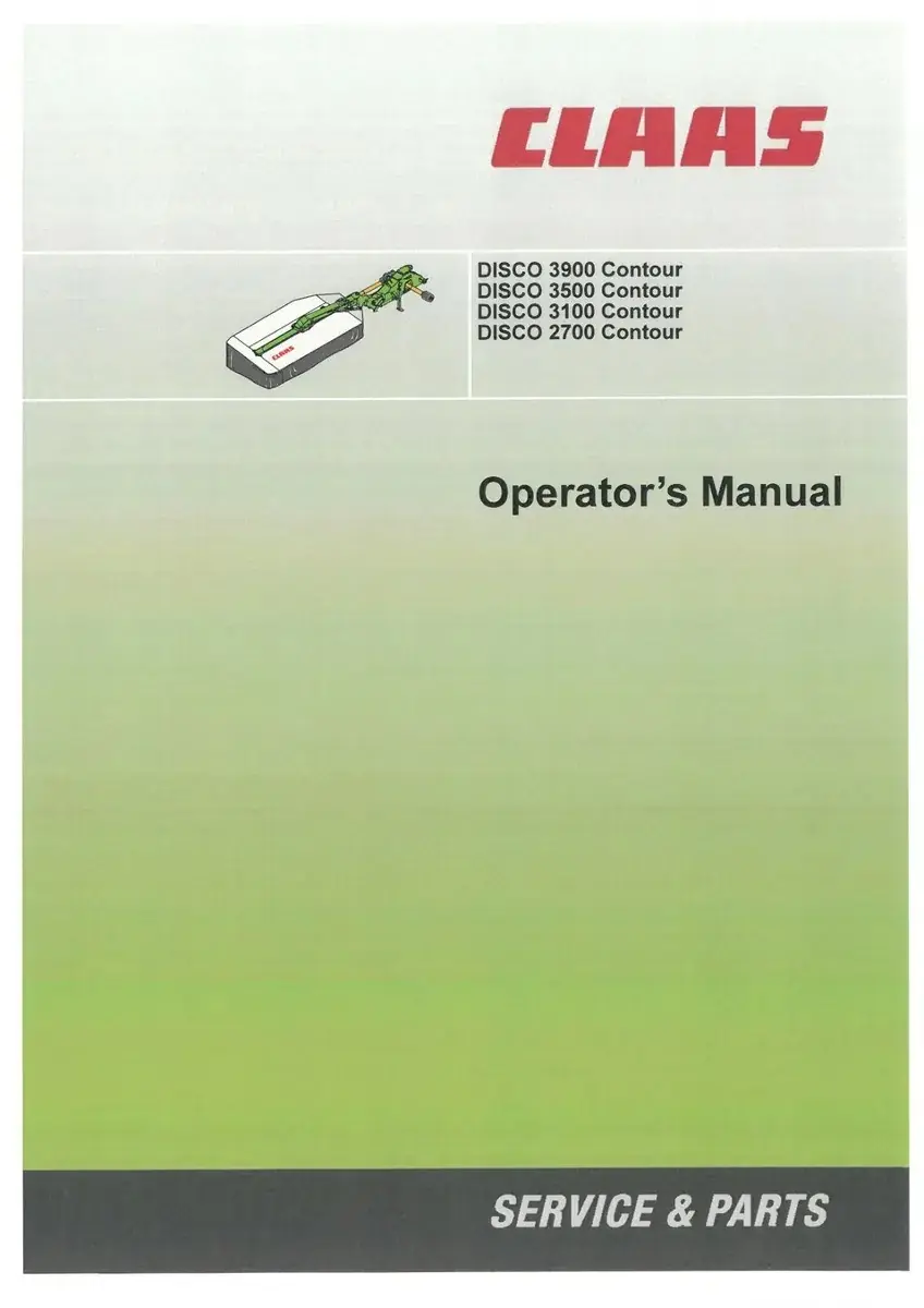 Claas Disco 3500 FC Profil