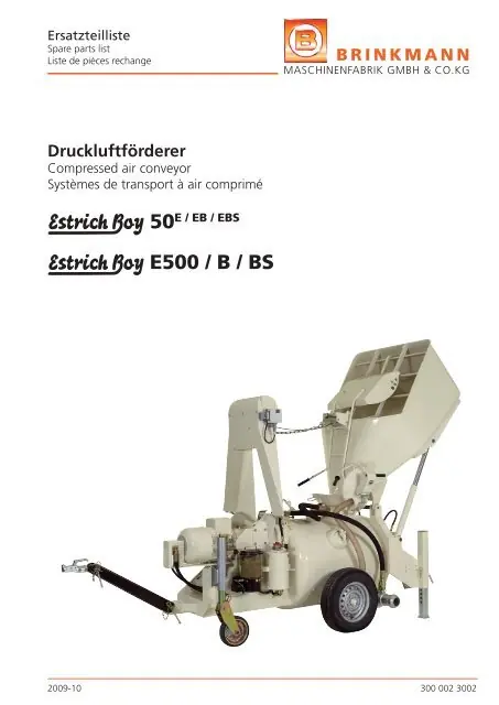 Brinkmann Estrich Boy E 500