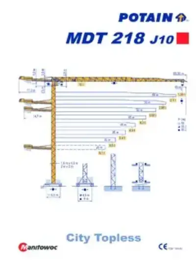 Potain MDT 218 J10