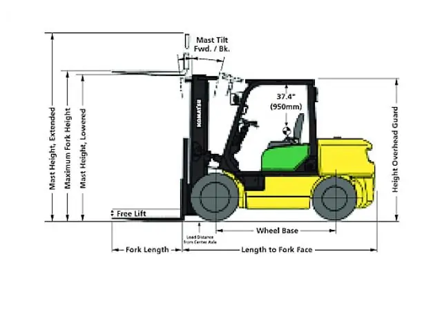 Komatsu FD 40 T 8