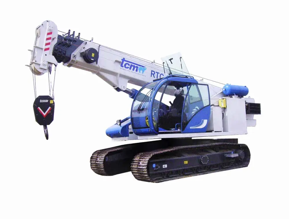 tcm RTC 50 Tcm crane - load chart