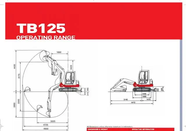 Takeuchi TB 125 thumbnail 2
