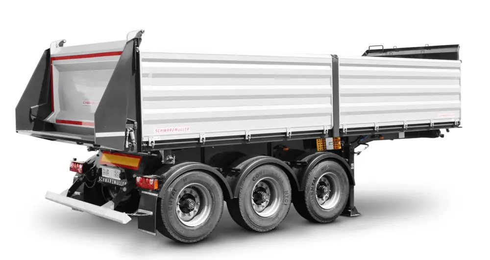 Schwarzmüller 3-axle 3-way tipper semitrailer - building site