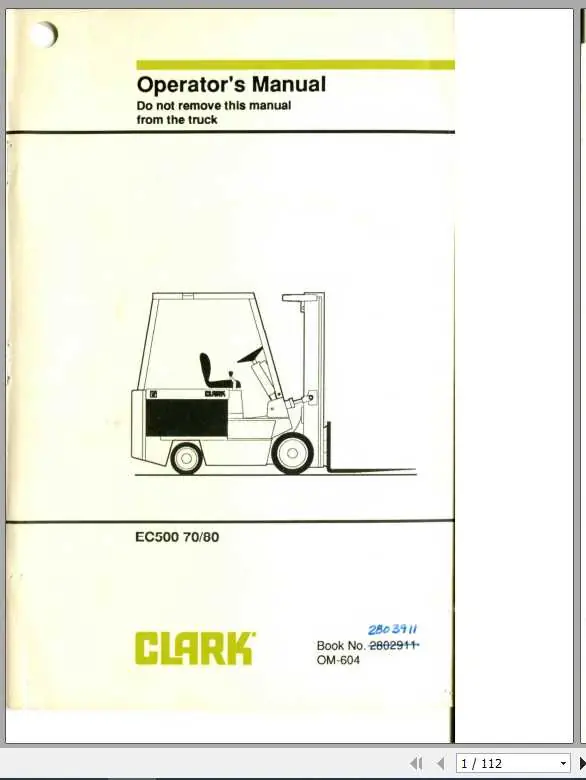 Clark EC 500 70