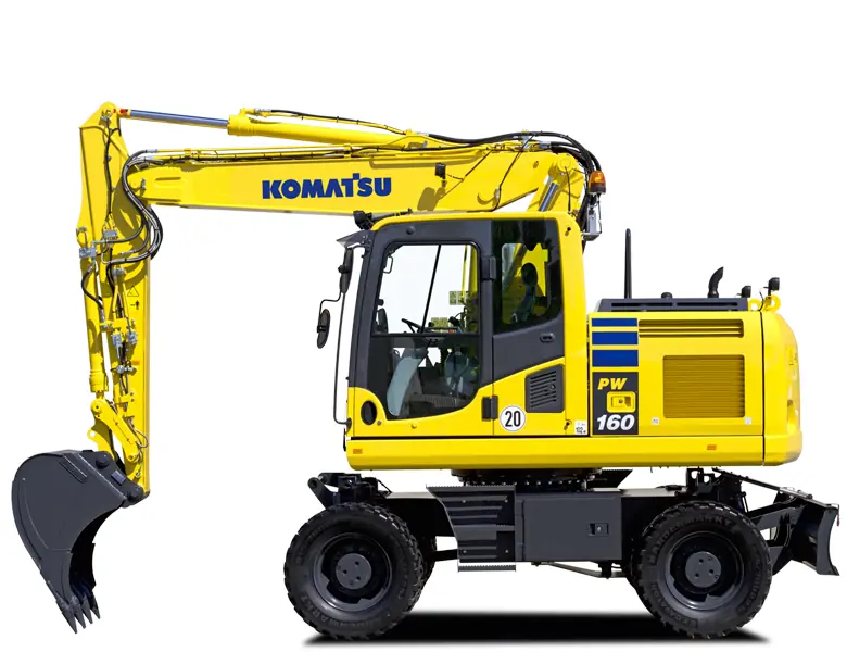 Komatsu PW160-10 thumbnail 2