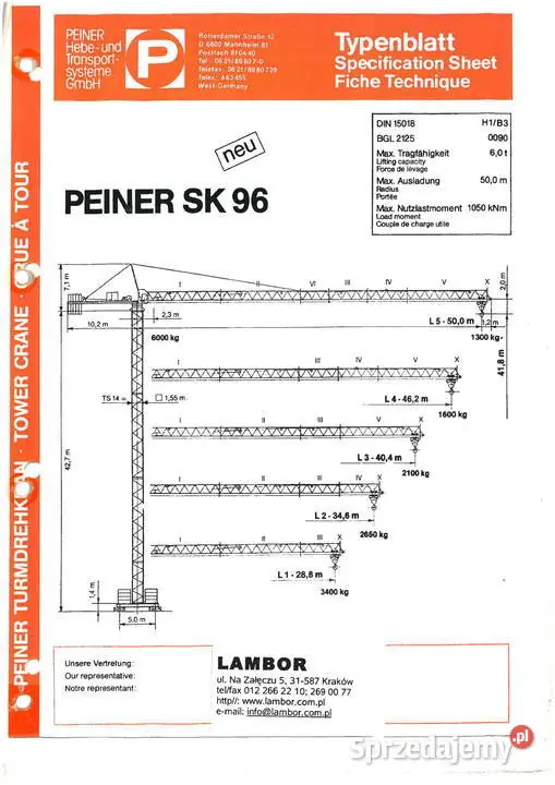 Terex Peiner SK 96-E-TS 14.3