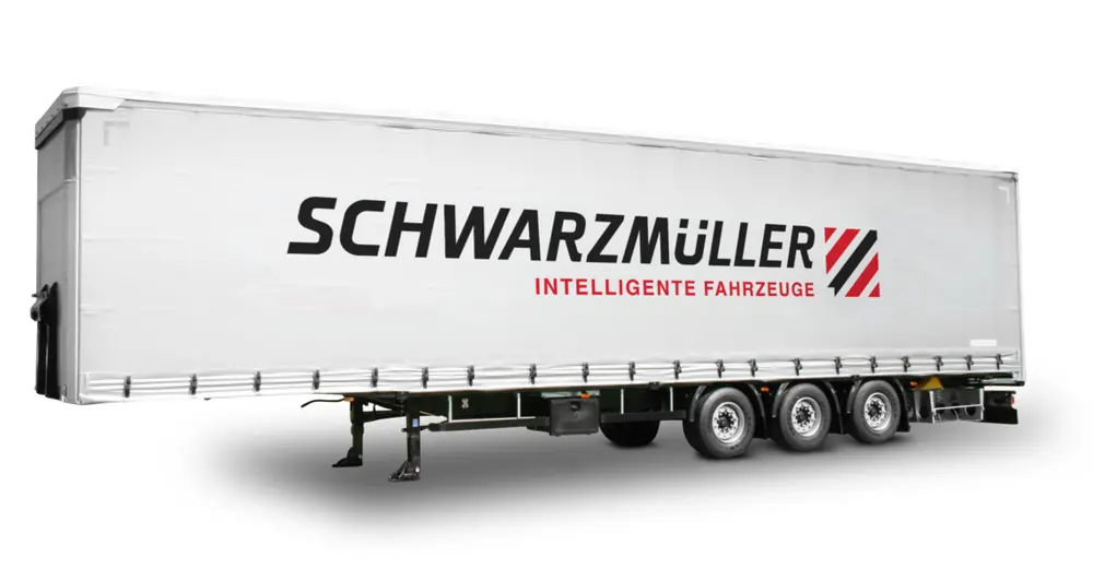 Schwarzmüller 3-axle mega sliding tarpaulin platform semitrailer - coil