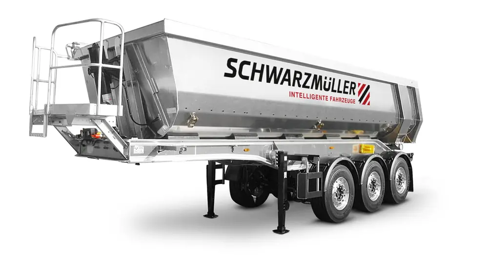 Schwarzmüller 3-axle full aluminium segment tipper semitrailer