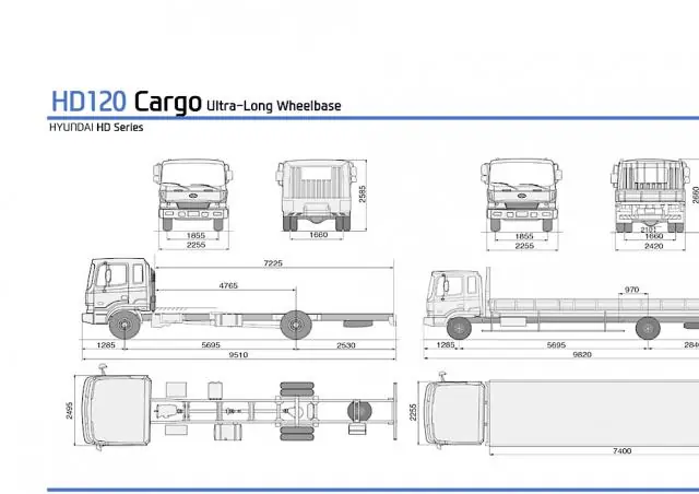 Hyundai Commercial Vehicles HD 120 4x2 D6GA25A
